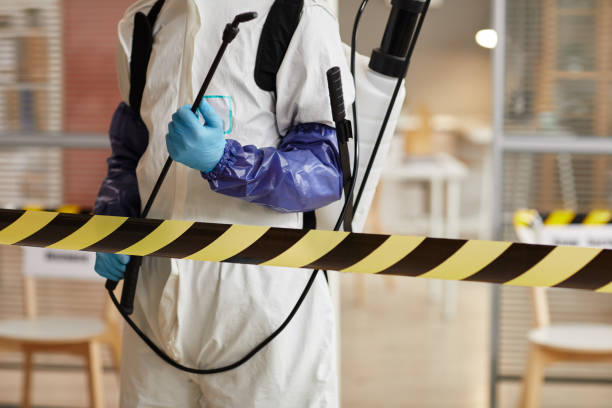 Professional Biohazard Cleanup technician working in Tilton, IL
